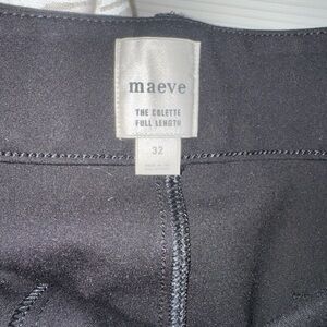 Maeve Colette Black Pointe Full Length Trousers